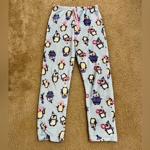 Penguin Print Kids Pajama Pants